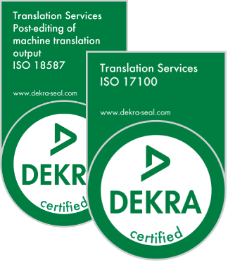 ISO 17100:2015 certificate
